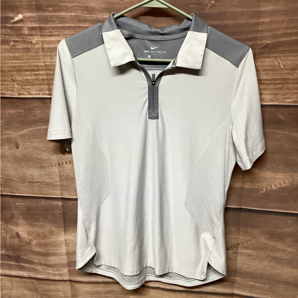 Ladies Nike Zonal Cooling Zip Shirt